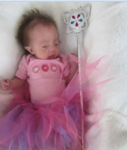 Alexandria in her TuTu with Fairy Wand